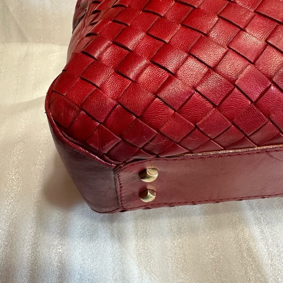 Bottega Veneta red leather bag - Picture 9 of 16